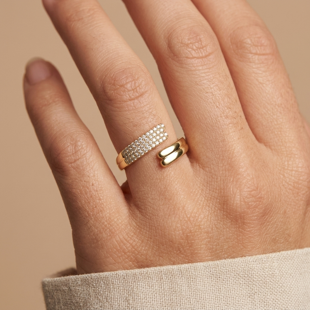 Elegant diamond ring, offering timeless elegance and sophistication