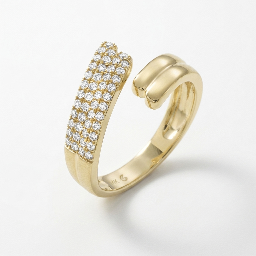 Elegant diamond ring, offering timeless elegance and sophistication