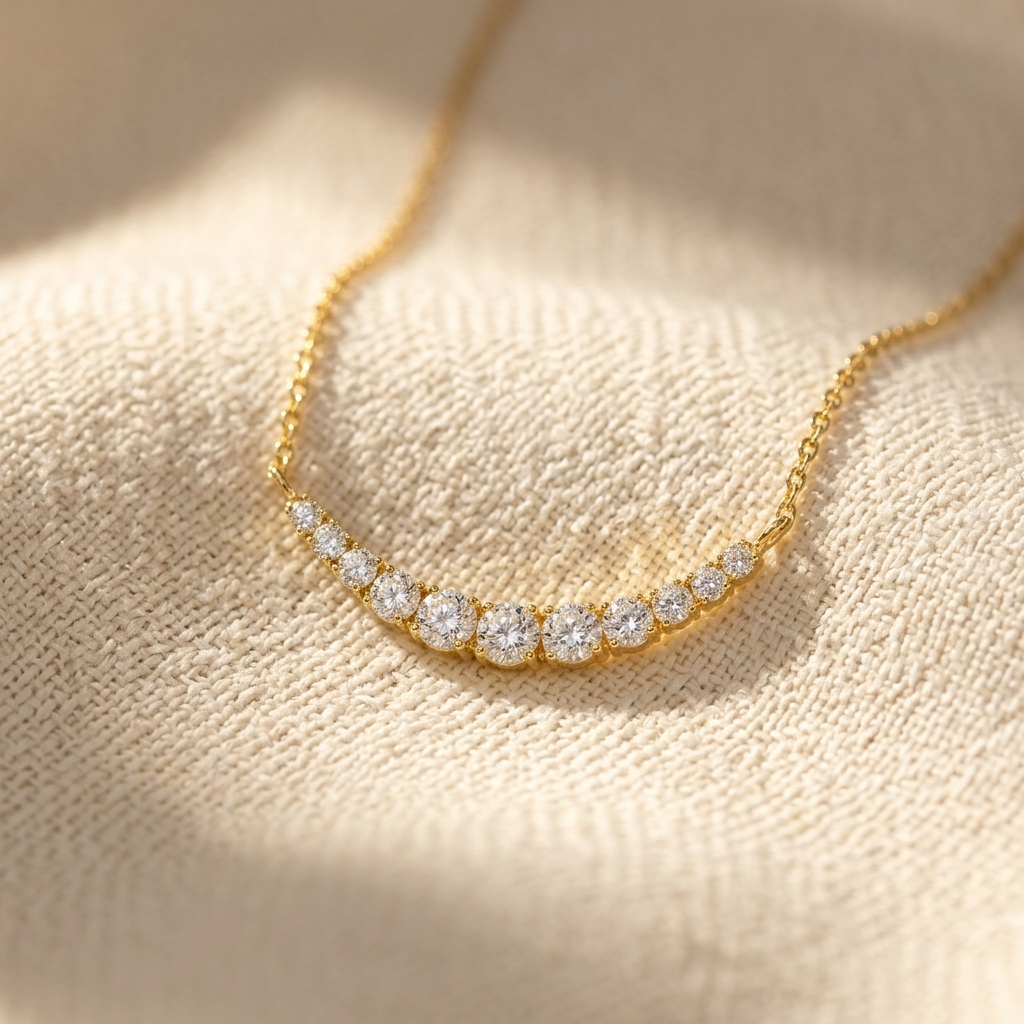 Diamond Yellow Gold Fashion Necklace