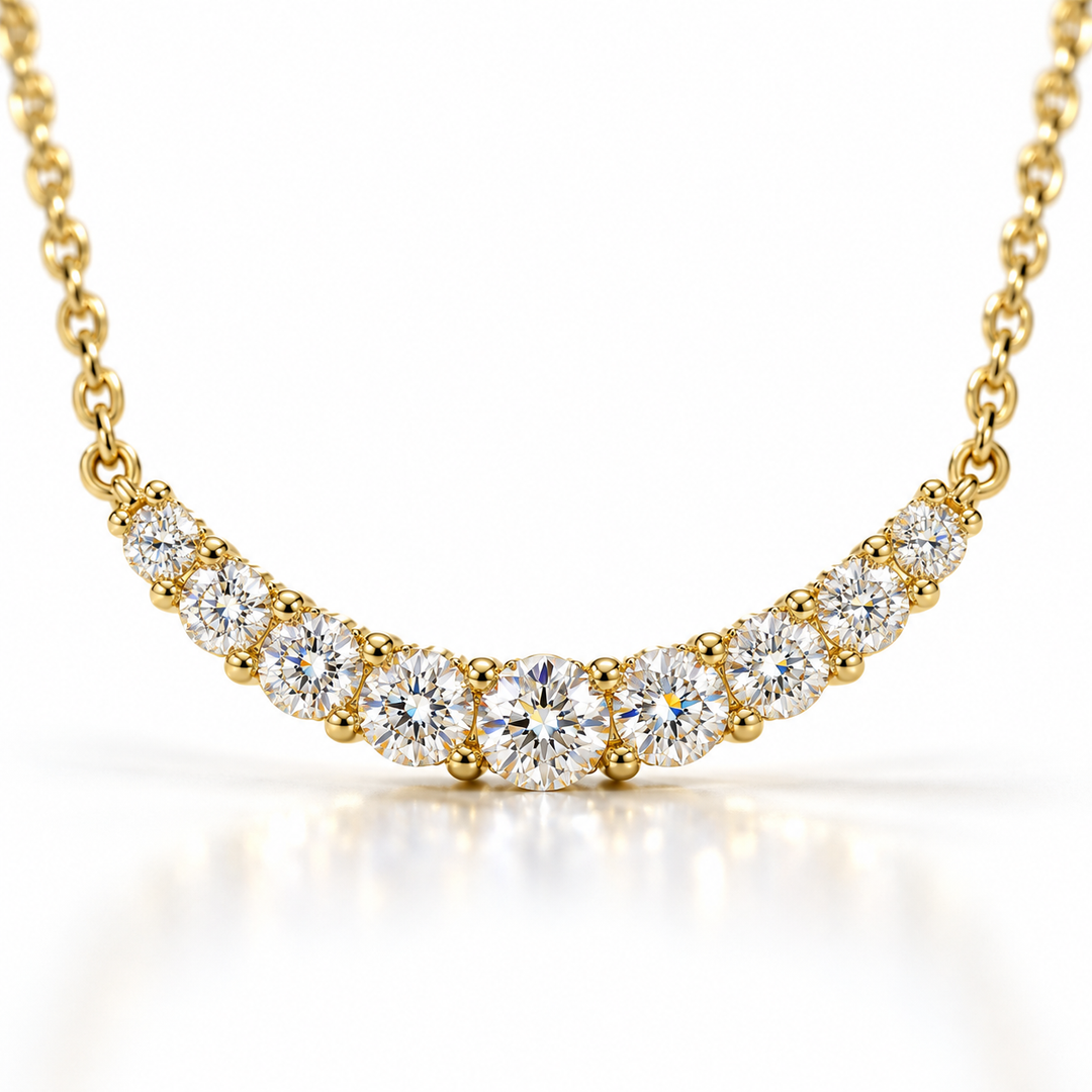 Diamond Yellow Gold Fashion Necklace