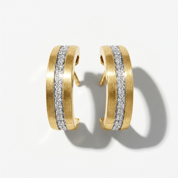 0.20ctw Diamond Fashion Gold Earrings