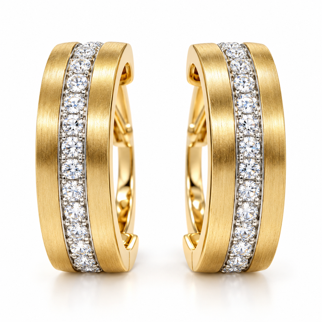 0.20ctw Diamond Fashion Gold Earrings