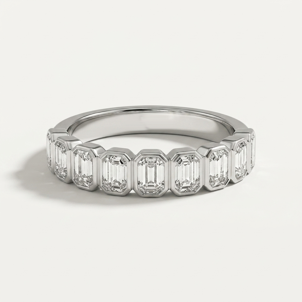 1.00ctw Baguette Bezel Set Diamond Band