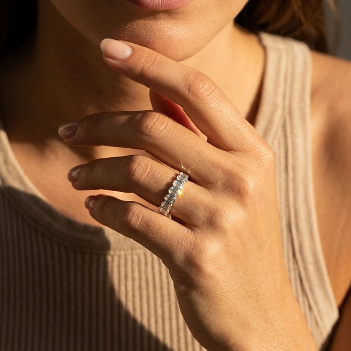 1.00ctw Baguette Bezel Set Diamond Band