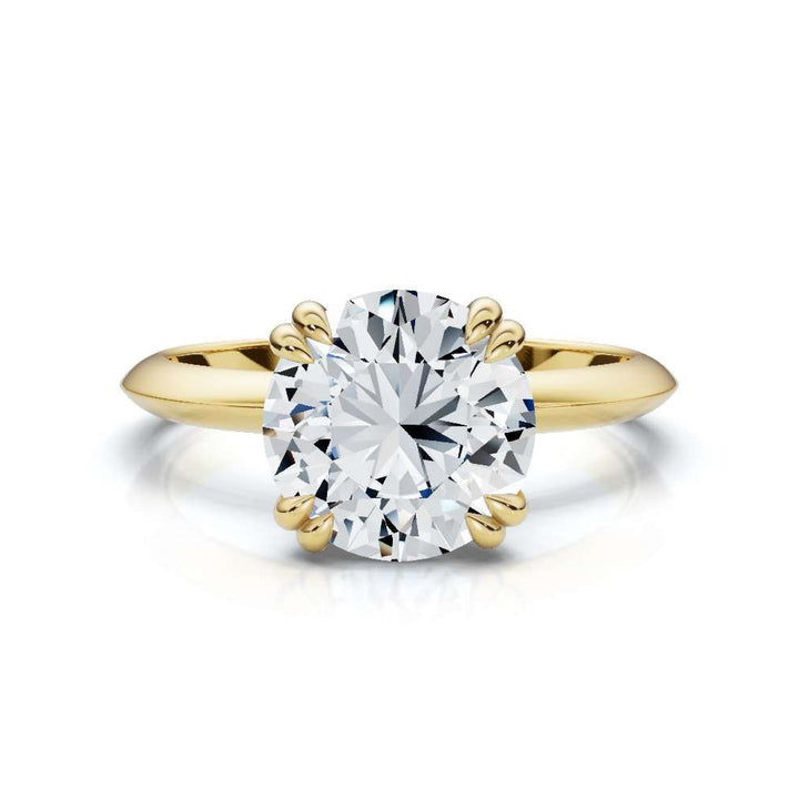 Knife Edge Round Solitaire