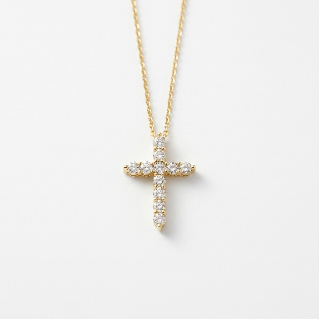 Diamond Cross Necklace