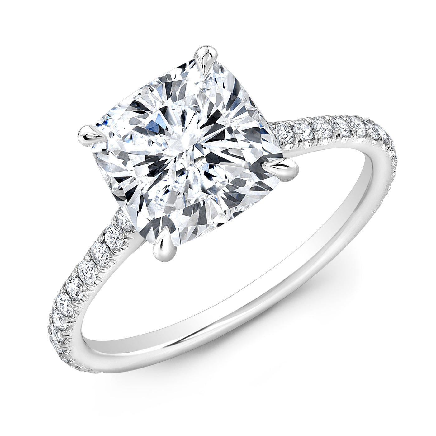 Delicate - Cushion Engagement Ring