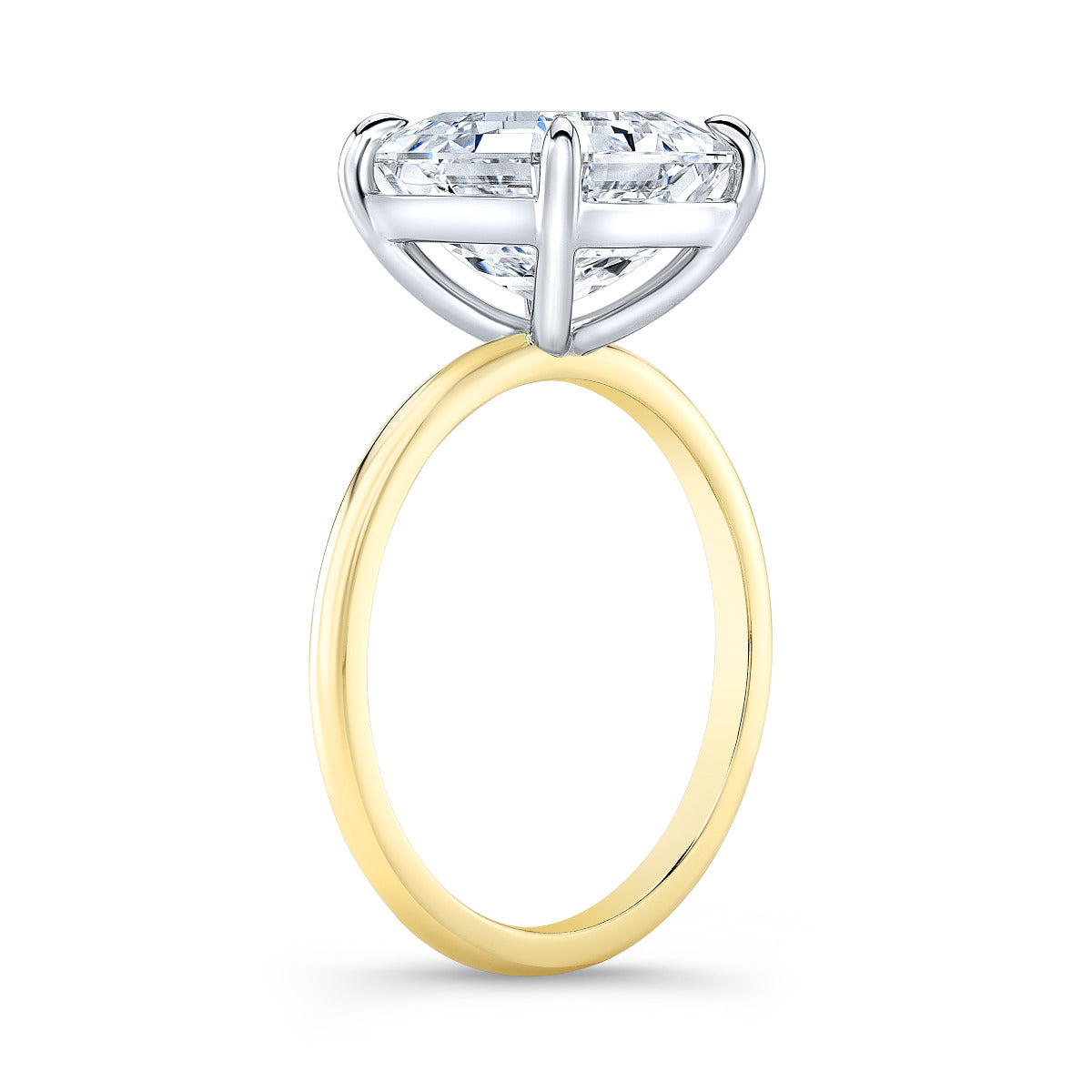 Classic Solitaire - Asscher Engagement Ring
