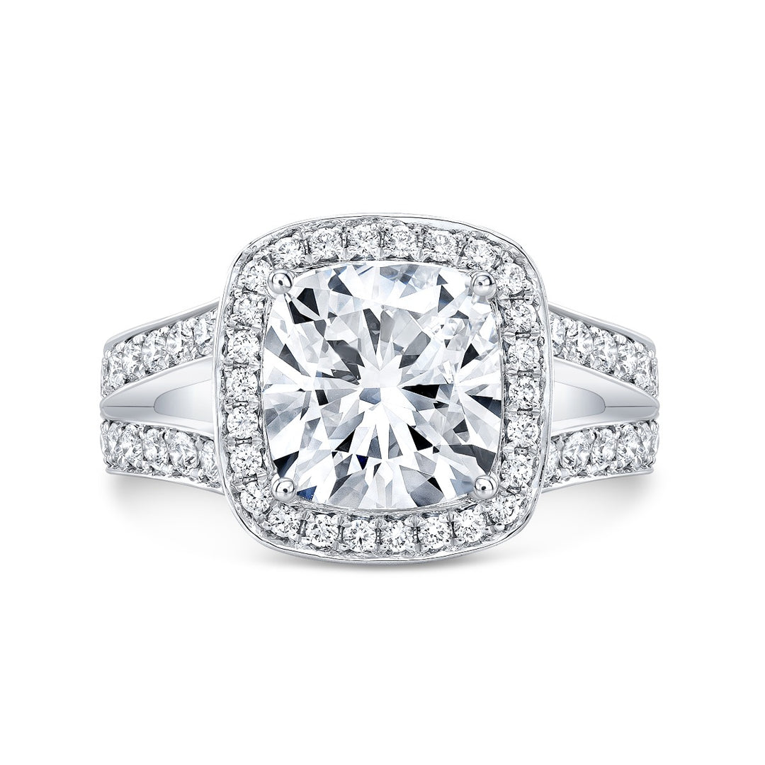 Split - Cushion Engagement Ring