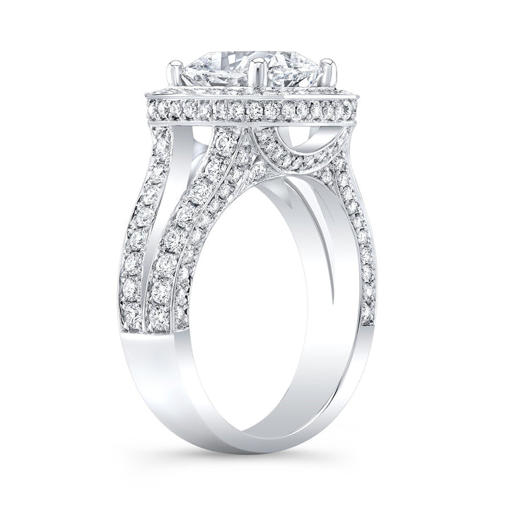 Split - Cushion Engagement Ring