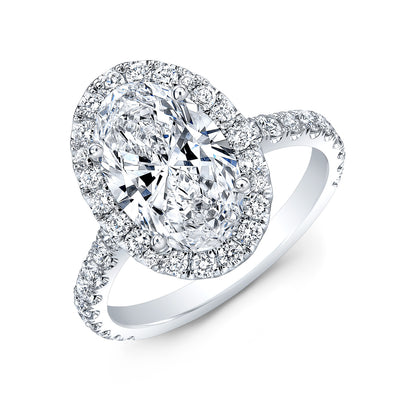 Halo - Oval Engagement Ring