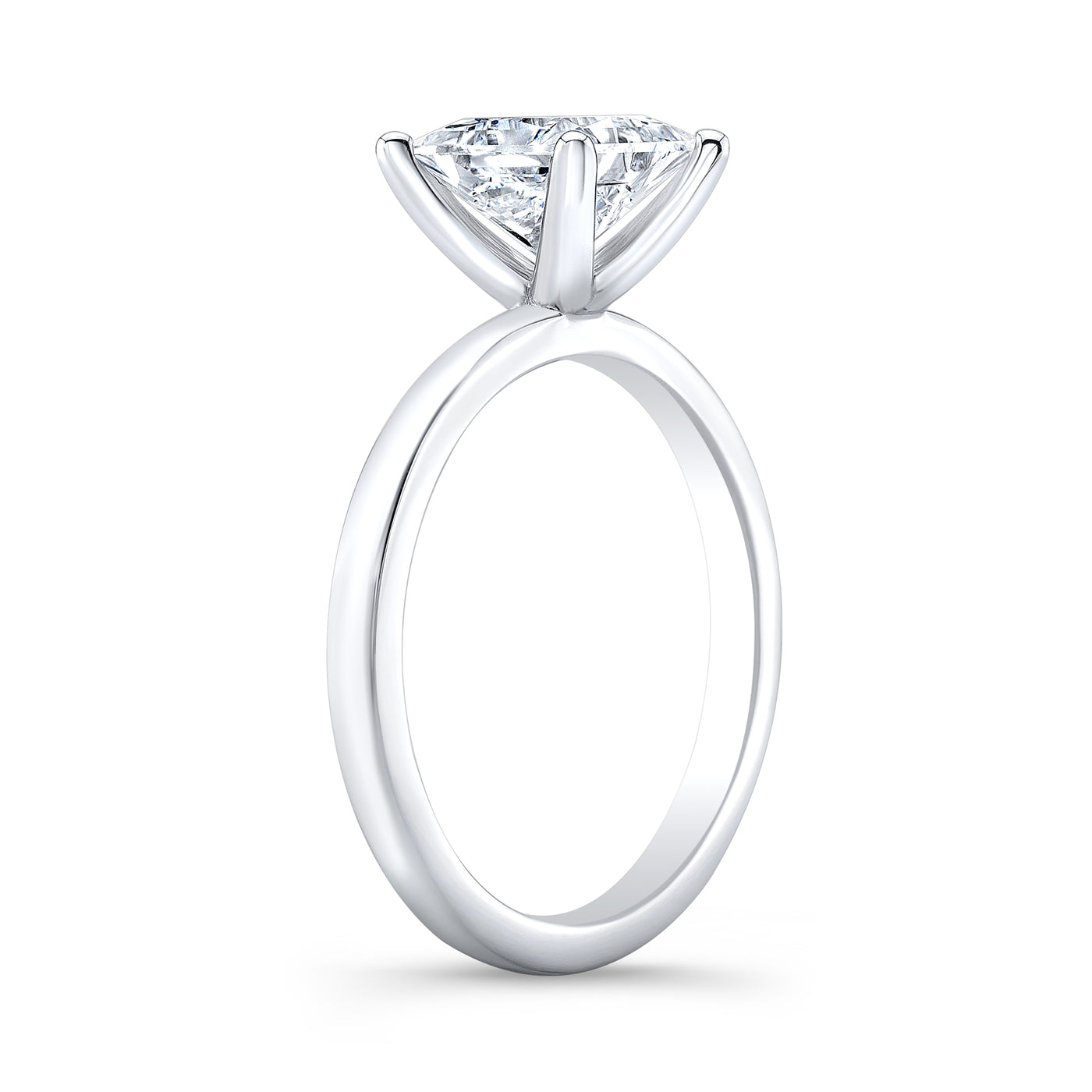 Classic Solitaire - Princess Engagement Ring