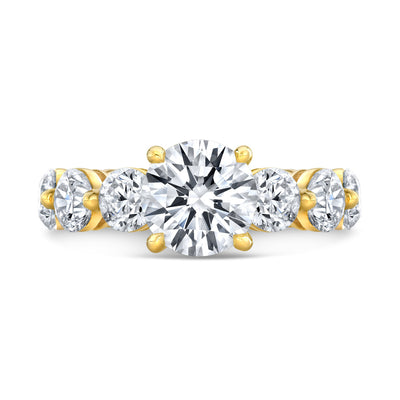 Accent - Round Engagement Ring
