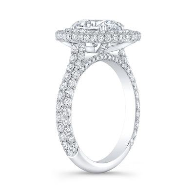 Double Halo - Oval Engagement Ring