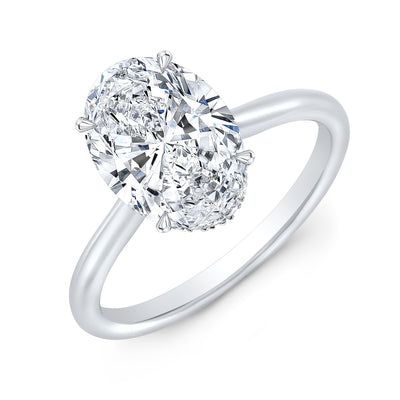 Classic Solitaire - Oval Engagement Ring