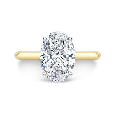 Classic Solitaire - Oval Engagement Ring
