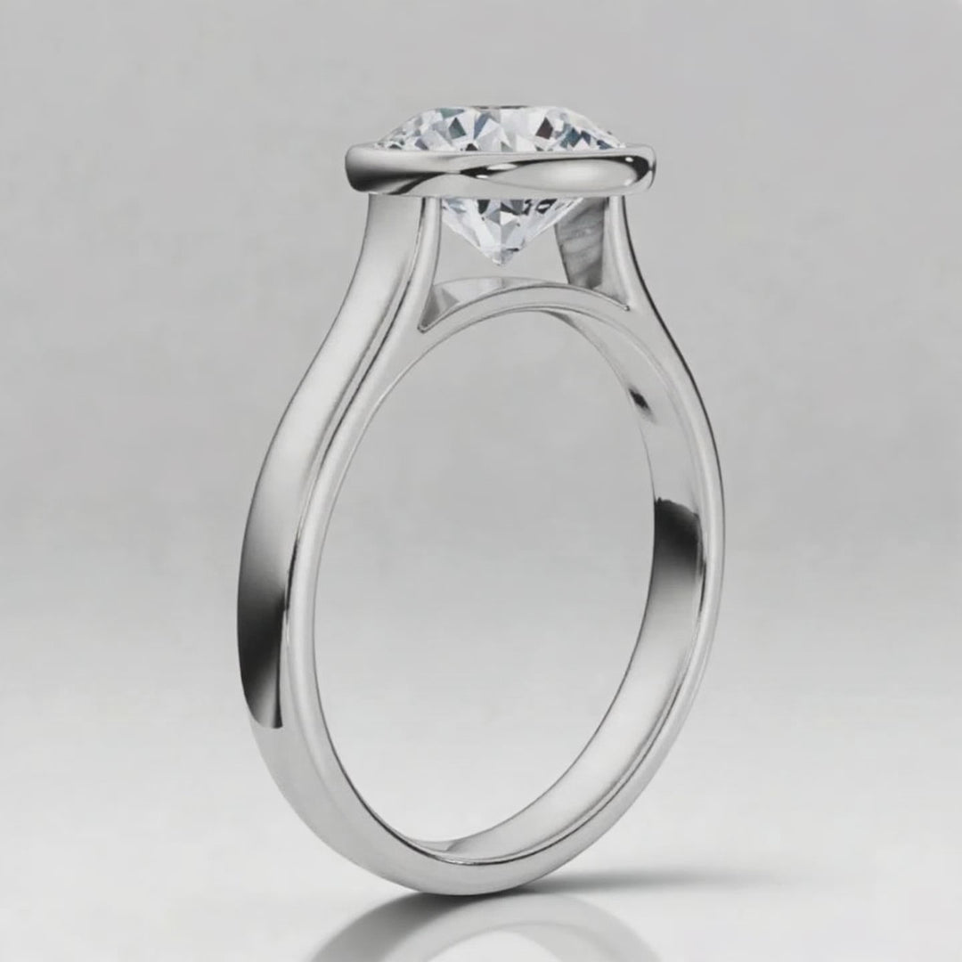 Bezel Round Solitaire