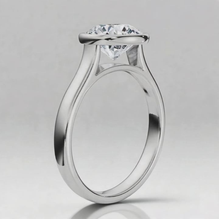 Bezel Round Solitaire
