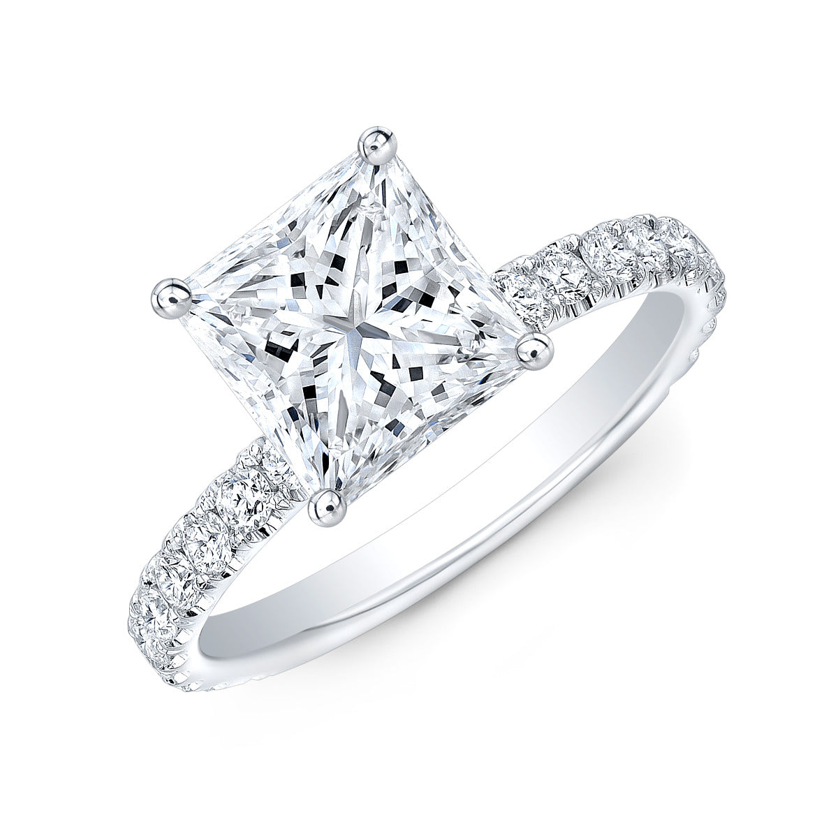 Delicate - Princess Engagement Ring