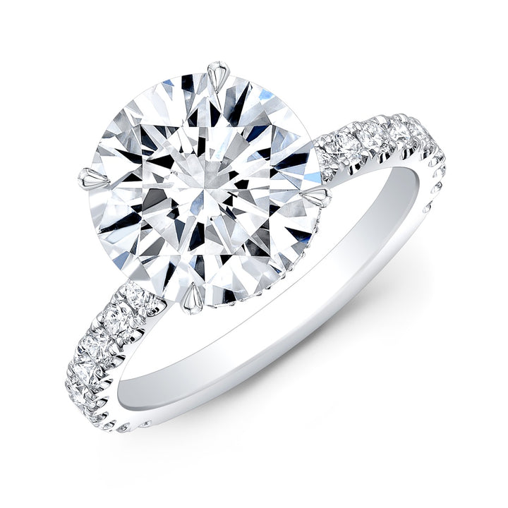 Hidden Halo - Round Engagement Ring