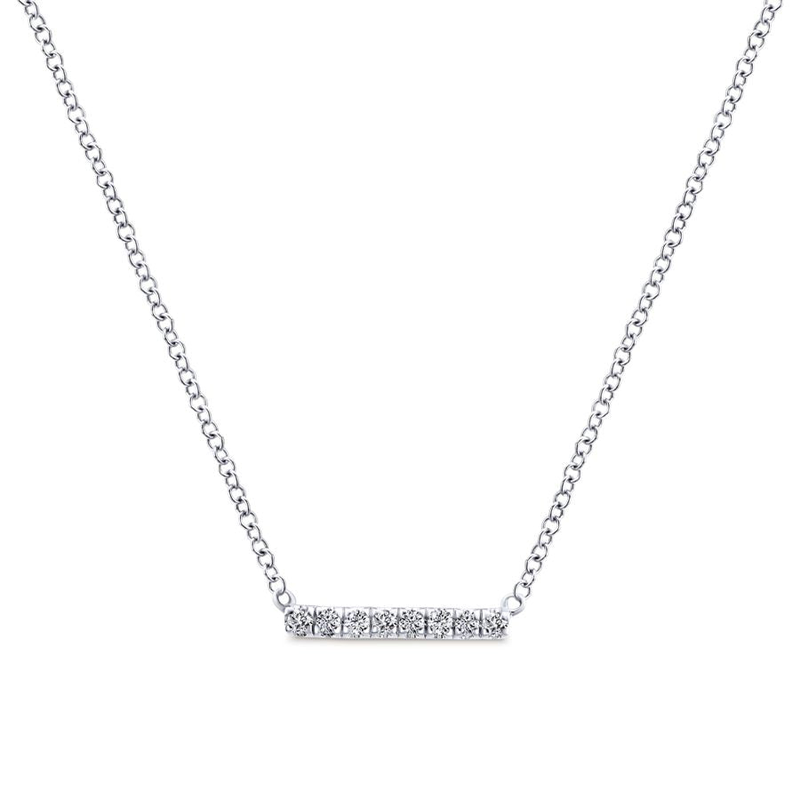 Diamond White Gold Necklace