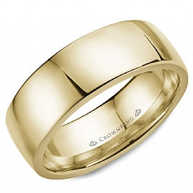 Sophisticated men's wedding band featuring a sleek and durable design, offering timeless style and a symbol of lasting commitment.






